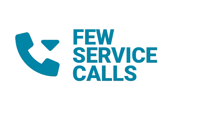 Few Service Calls Few Service Calls